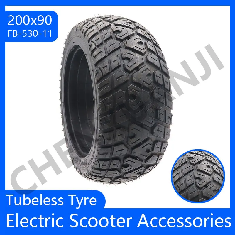 

High Quality 200x90 Solid Tire Without Inner Tube Tyres 8 Inch Solid Tire Wear-resistant Anti-skid Tires for Electric Scooter