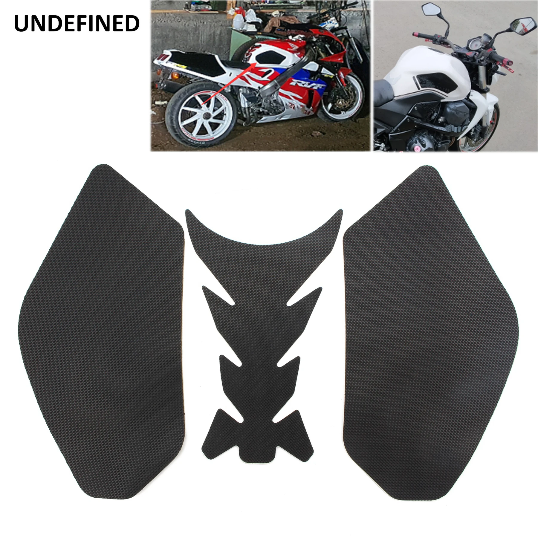 Motorcycle Sticker Anti Slip Fuel Tank Pad Side Gas Knee Grip Traction Pads For Honda CBR600RR 2003-2006 for Kawasaki Yamaha GSX