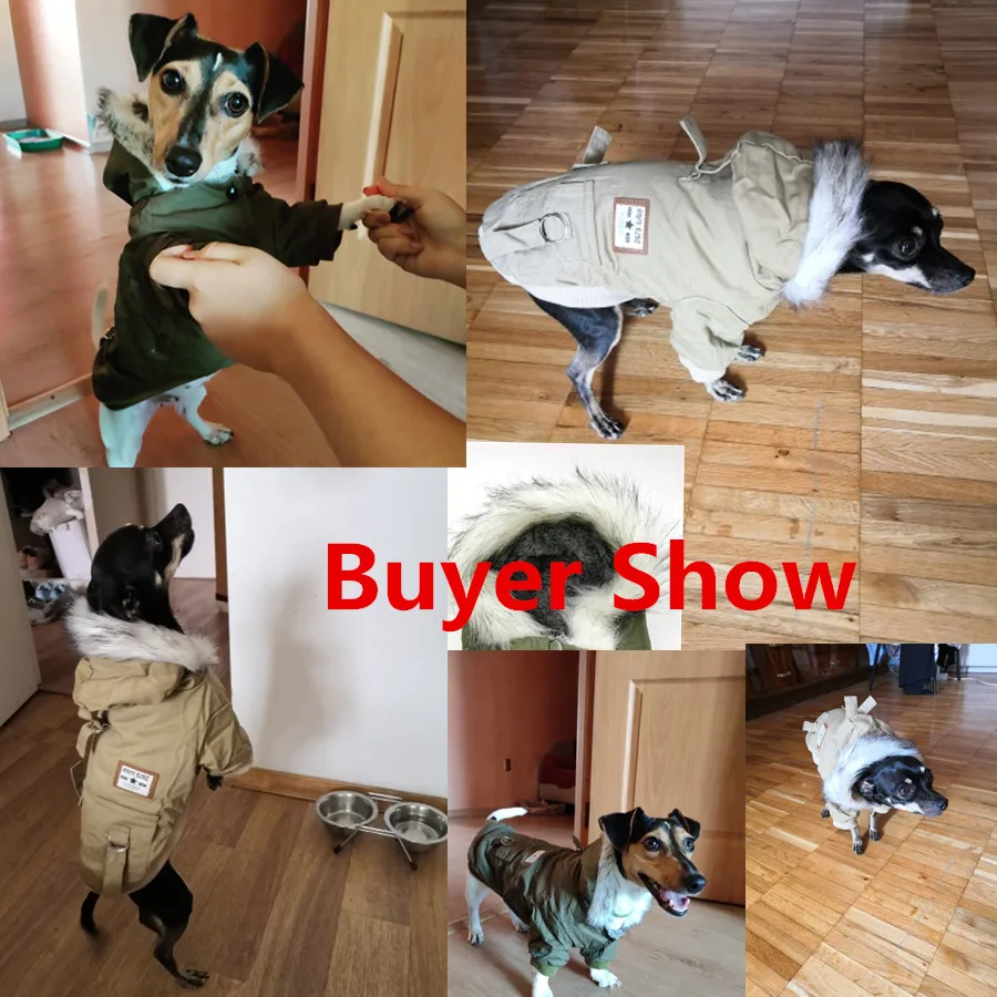 Pet Dog Clothes for Small Dogs Winter Warm Puppy Cat Coats Jackets Chihuahua French Bulldog Jacket Pets Clothing Products XXL
