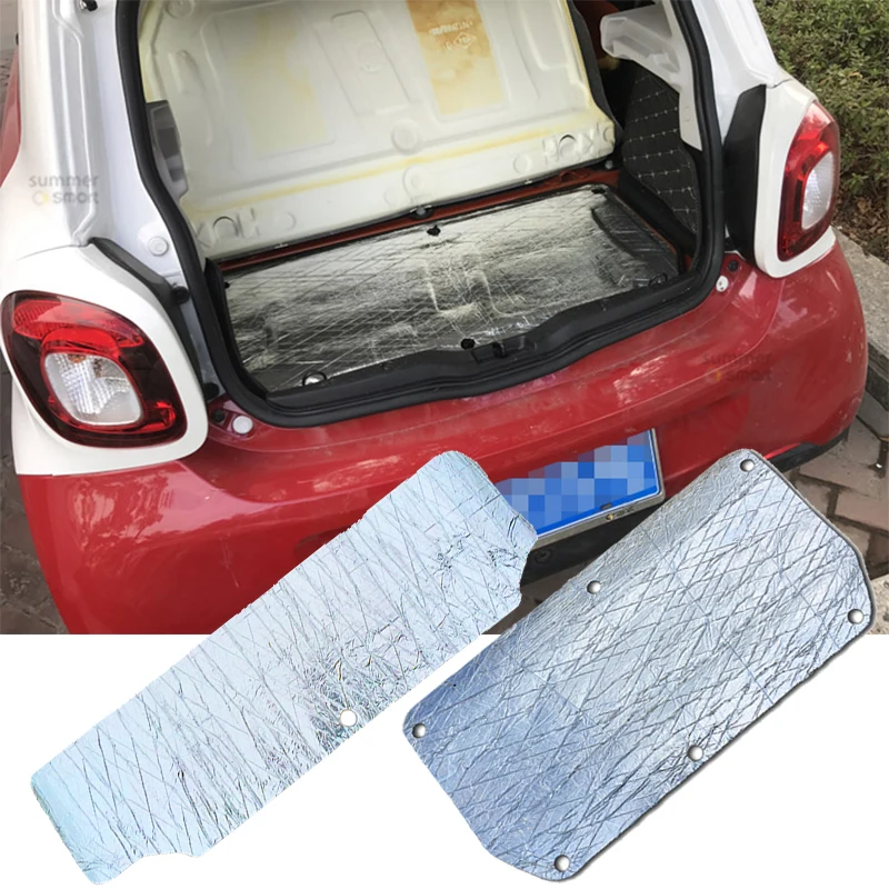 Car Sound Proofing Deadening Mat For Mercedes Smart 451 453 fortwo forfour Car Styling Engine Firewall Heat Foam Cotton Sticker