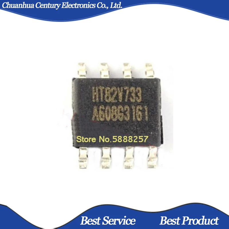 

10 Pcs/Lot HT82V733 SOP8 New and Original In Stock