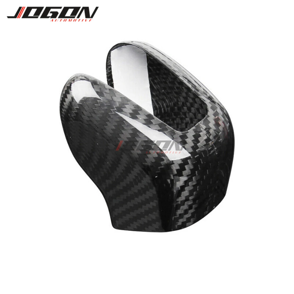 Carbon Fiber Front Centre Console Gear Shift Knob Head Cover Trim Sticker For Volvo XC60 XC90 S60 V60 S90 V90 S80L V40