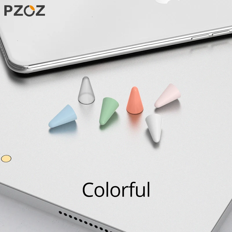 PZOZ 8pcs Protective Case For Apple Pencil 1 2st Pen Point Stylus Penpoint Cover Silicone Protector Case For Apple Pencil2 Case