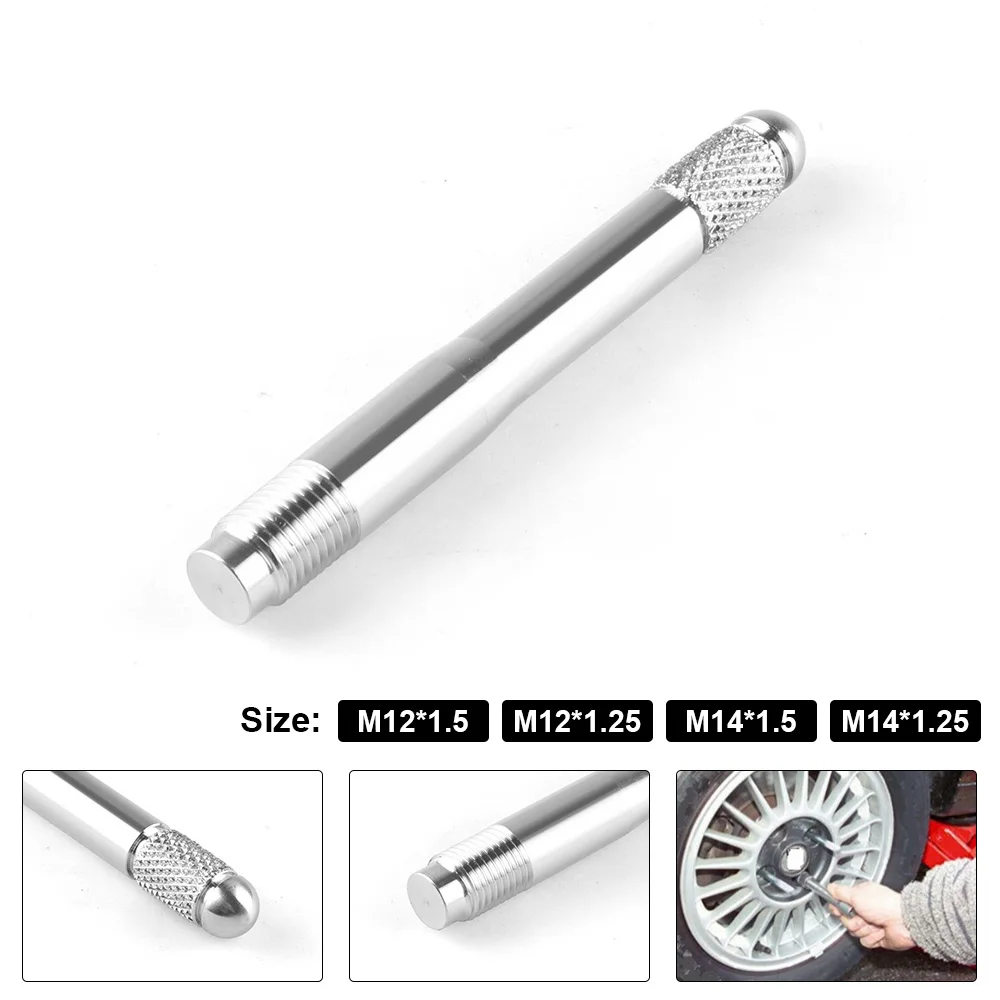 M12 M14x1.5 / 1.25 Wheel Hanger Pin Lug Hole Guide Alignment Tool For Mercedes For Audi For Volkswagen For Porsche