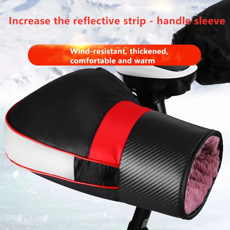 

Motorcycle Riding windshield gloves Protective Rainproof warmth straddle Scooter Thick Warm Handlebar Muff Grip handlebar cover