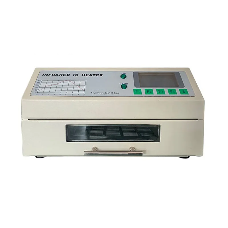 800w intelligent fully automatic reflow type small  PCB/Lamp bead,/double panel welding machine T-962
