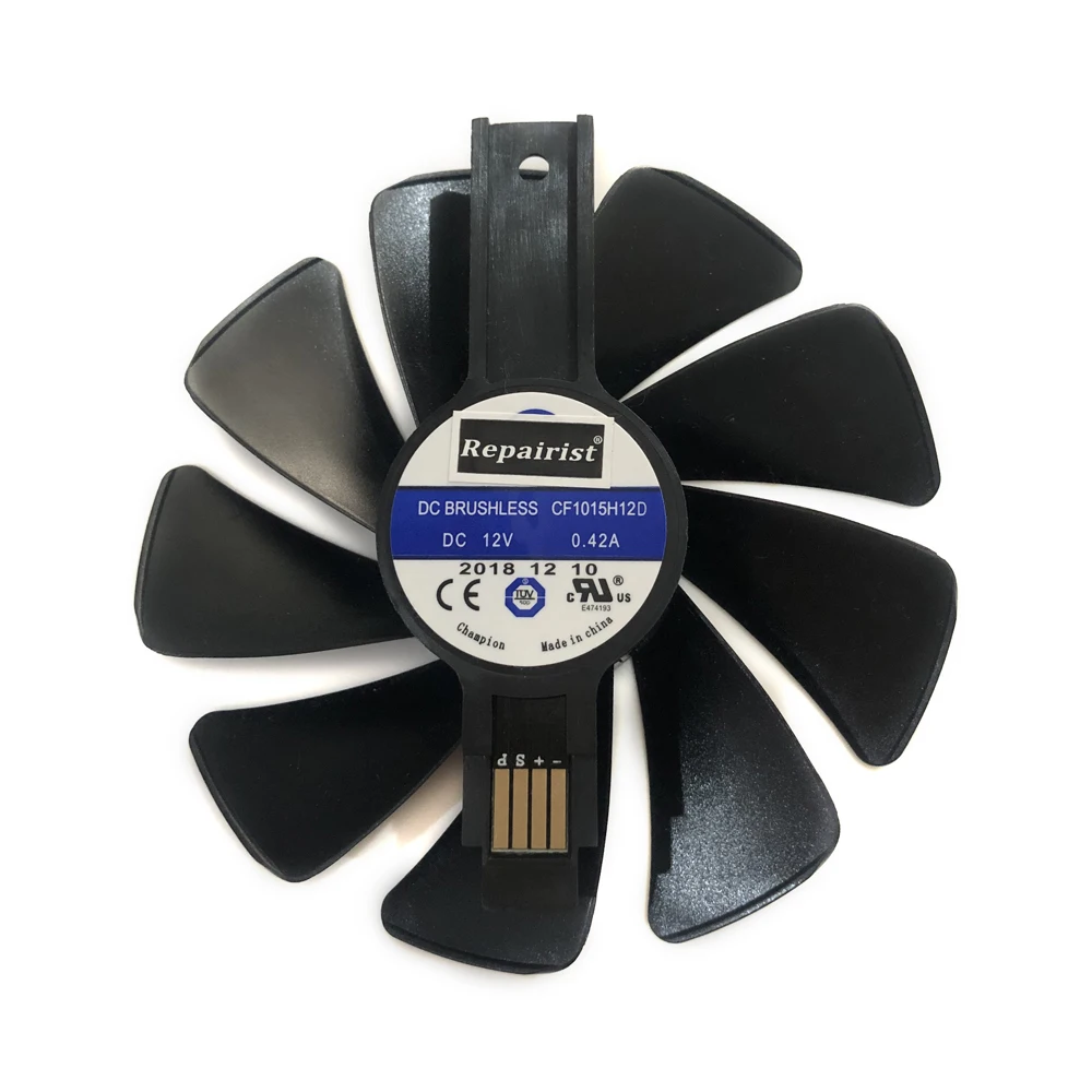 CF1015H12D/S FD10015M12D RX 580/480/470/570 GPU Kühler Fan Für Sapphire RX580 RX480 RX470 RX570 NITRO VGA Karten Ersatz