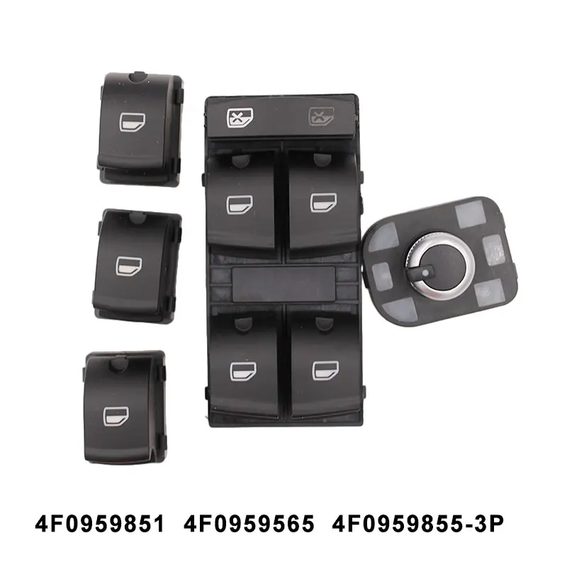 For Audi A3 8P SPORTBACK A6 4F 4G C6 Q7 Electric Master Window Lifter Control Switch Car Accessories 4F0959851F 4F0 959 851