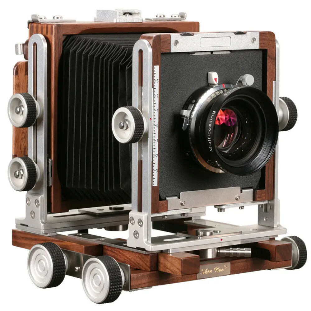 ShenHao TFC69-A 120 Film 6x9cm Medium Format Camera Black Walnut Wood Camera