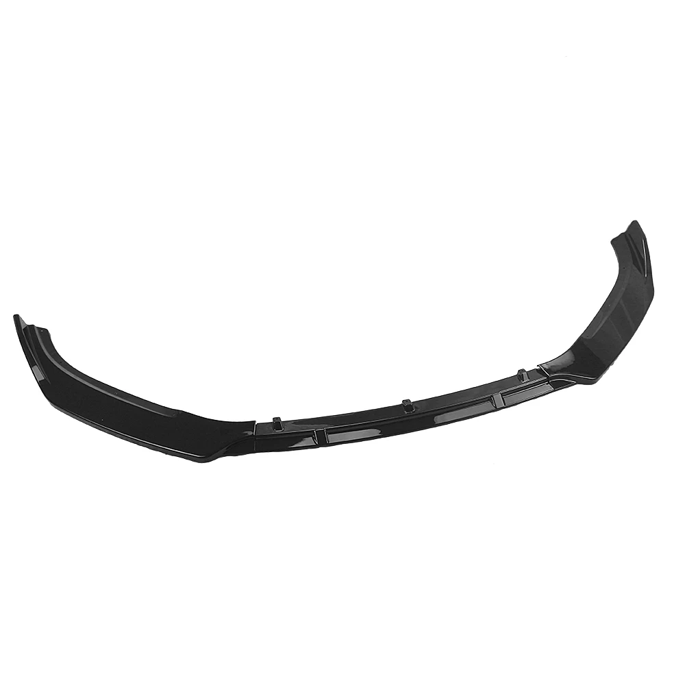 For Mazda 3 Axela 2014-2018 Front Bumper Spoiler Lip Gloss Black/Carbon Fiber Look Lower Guard Plate Blade Body Kit Splitter