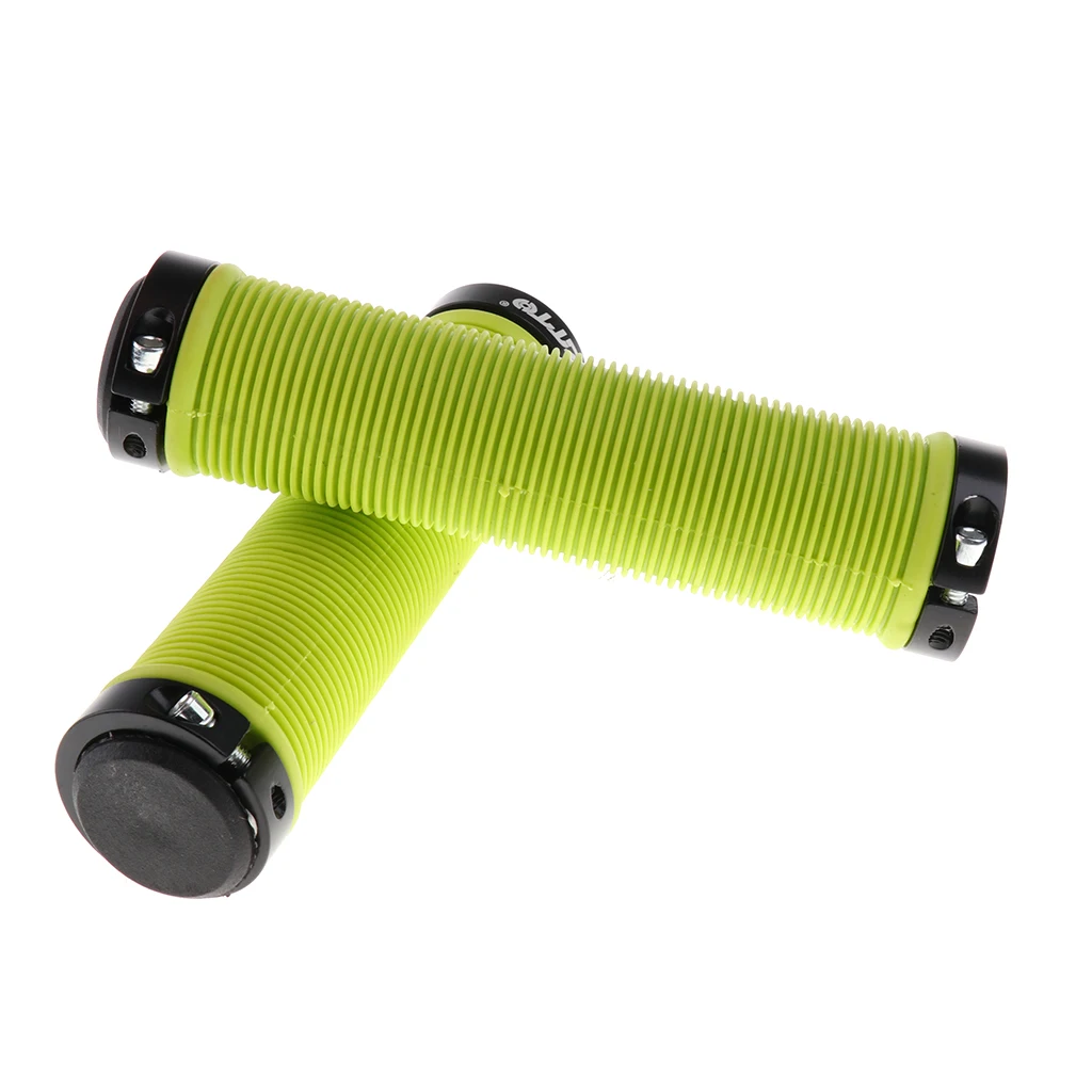 Bicycle Parts Mountain Bike Handlebar Grips Silicone Gel Lock on Non slip Bicycle Grips Ends 13cm*22mm Black/Red/Green/Yellow