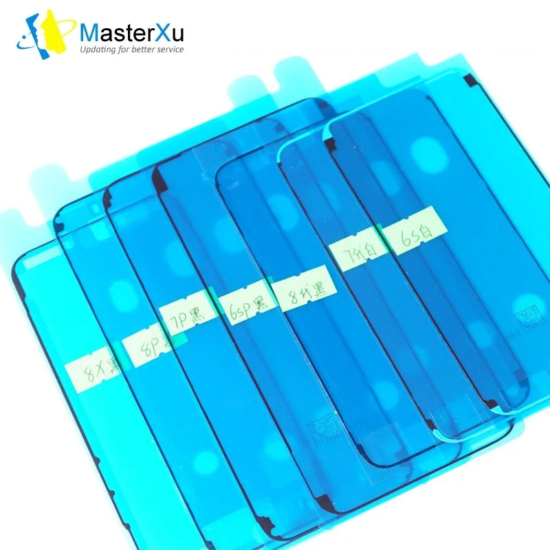 MasterXu Ban Đầu Phần Chống Nước Miếng Dán LCD Màn Hình Adhensive Khung Viền Cói Keo Băng Dành Cho iPhone 6S 7 8X11 12 13 Pro Max