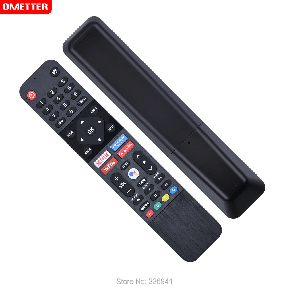 New Voice Android Remote Control for Skyworth for Panasonic for Toshiba for Kogan for Sansui Prime Series  for Tesla