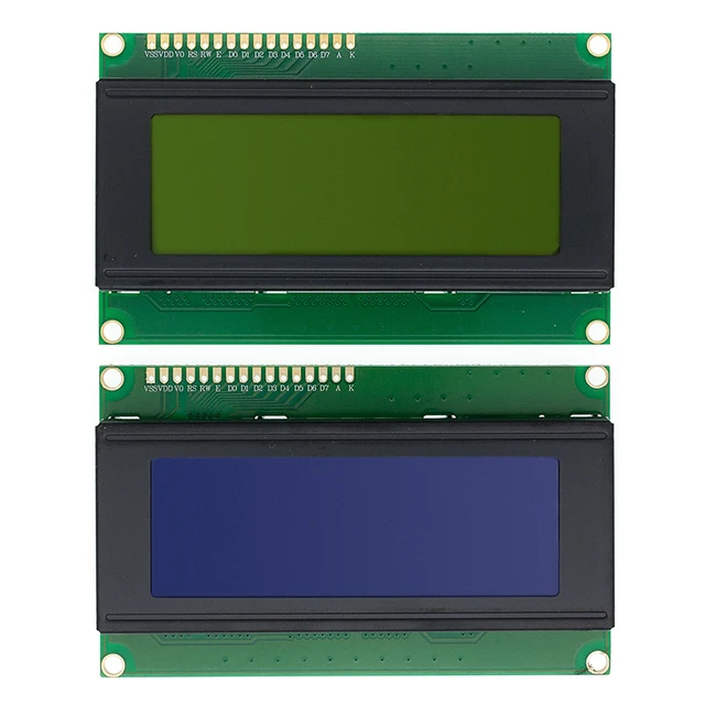 Moduł LCD 20x4 moduły LCD 2004 z dioda niebieska/żółte zielone podświetlenie białym charakterem