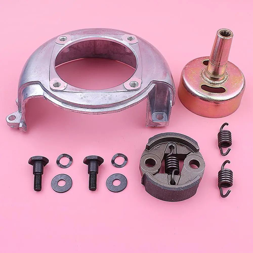 9T Clutch Drum Fan Cover Kit For Honda GX25 Lawnmower Engine Part 19611-Z0H-000, 22000-ZM3-003 Bolt Washer Spring Set