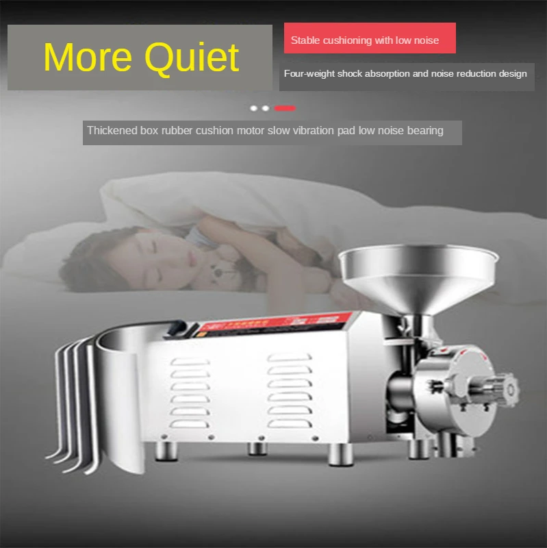 Ltd. Flour Milling Machine Household Ultra - fine the Grinder Wheat Flour Small the Grinder