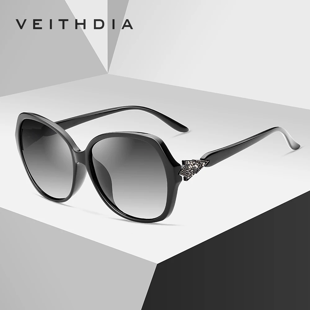 VEITHDIA Women Sun Glasses Polarized UV400 Lens Luxury Ladies Fashion Gradient Sunglasses Eyewear Accessories For Female 3068
