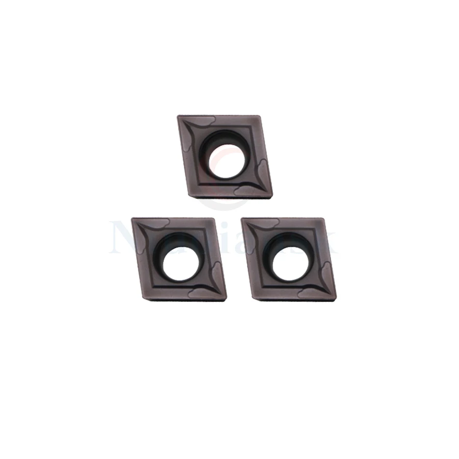 10 pces ccmt120404 lf6018 ccmt120408 lf6018 cnc torno ferramenta de metal carboneto de tungstênio inserção ferramenta de torneamento externo, para aço inoxidável