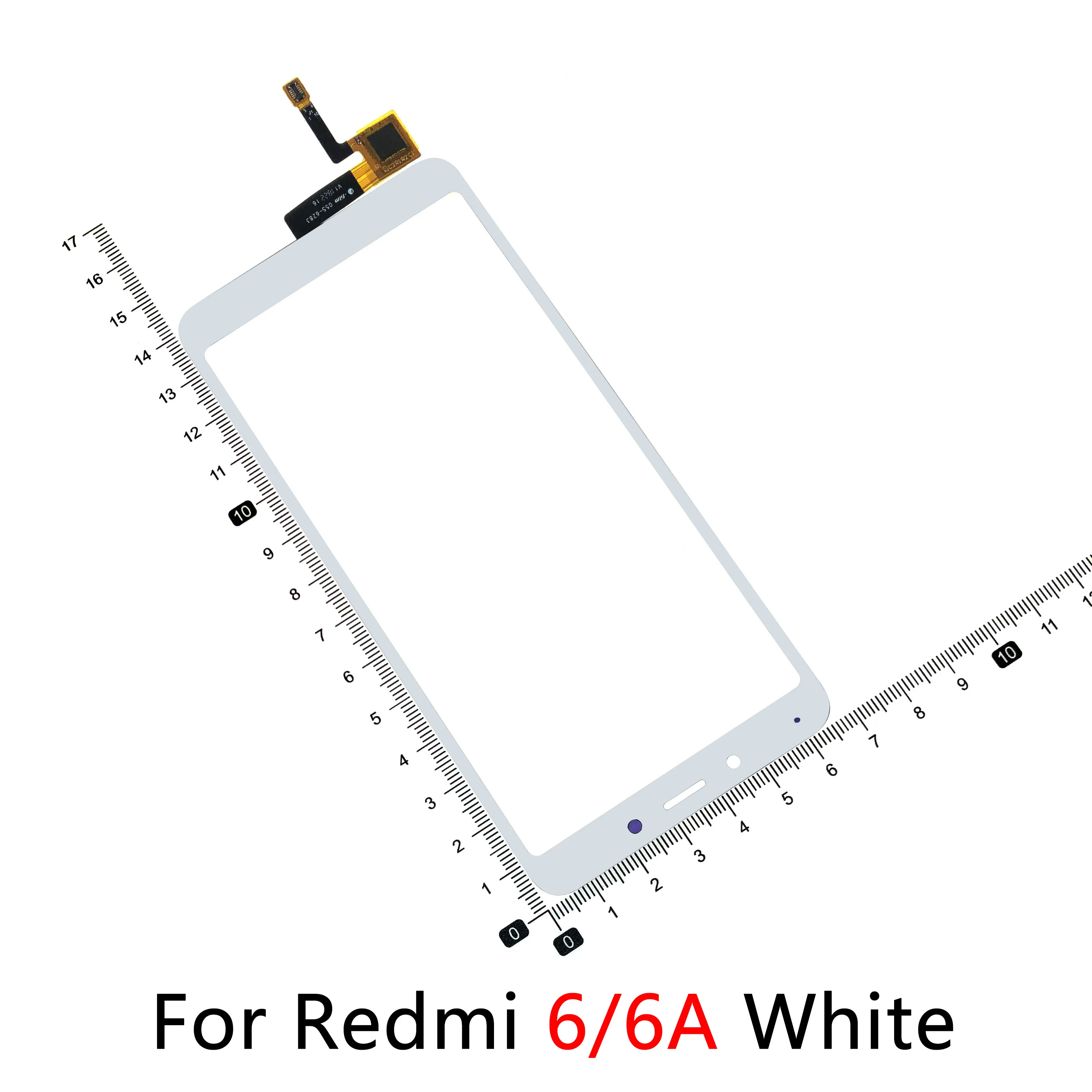 Tela de toque para xiaomi redmi 5a 6 6a pro 7 7a sensor digitador da tela toque substituição do painel vidro