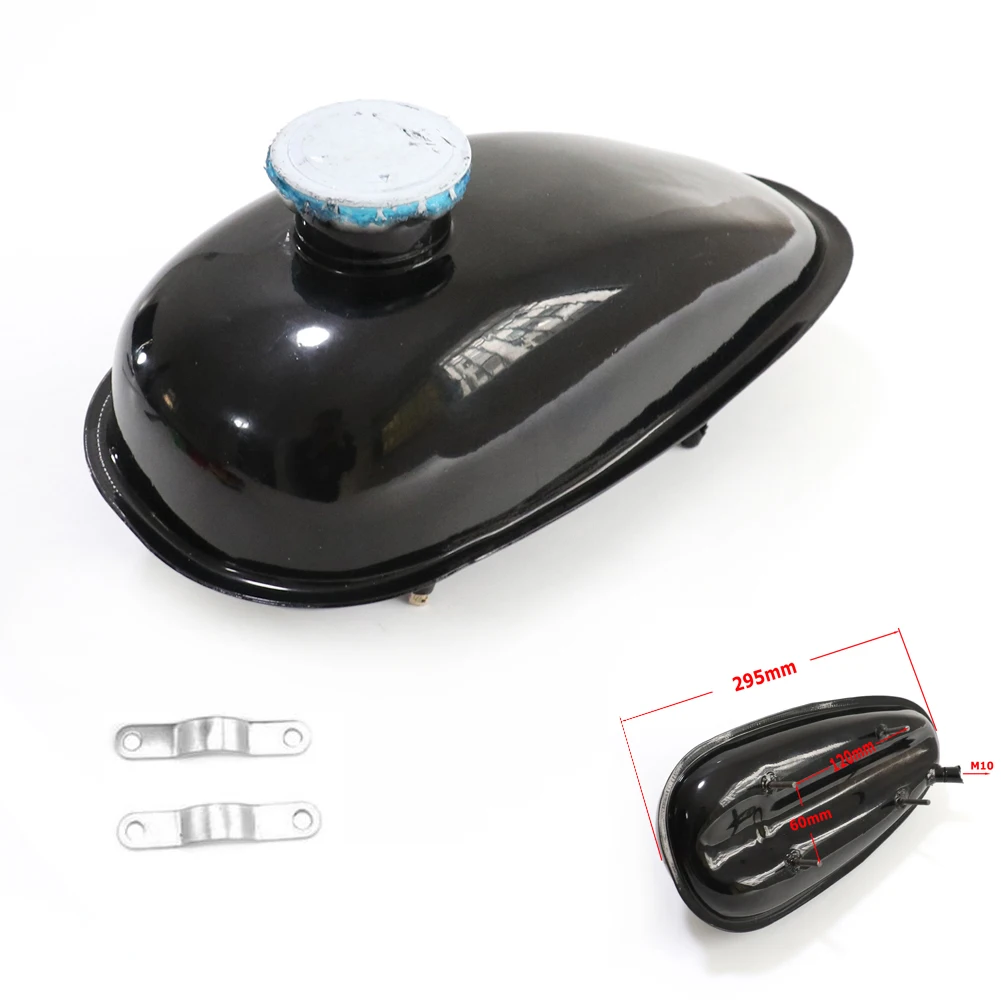 Mortorcycle Parts Fuel Gas Tank Petcock Cap 2L For 49CC 50CC 60CC 66CC 80CC Motorized Bike