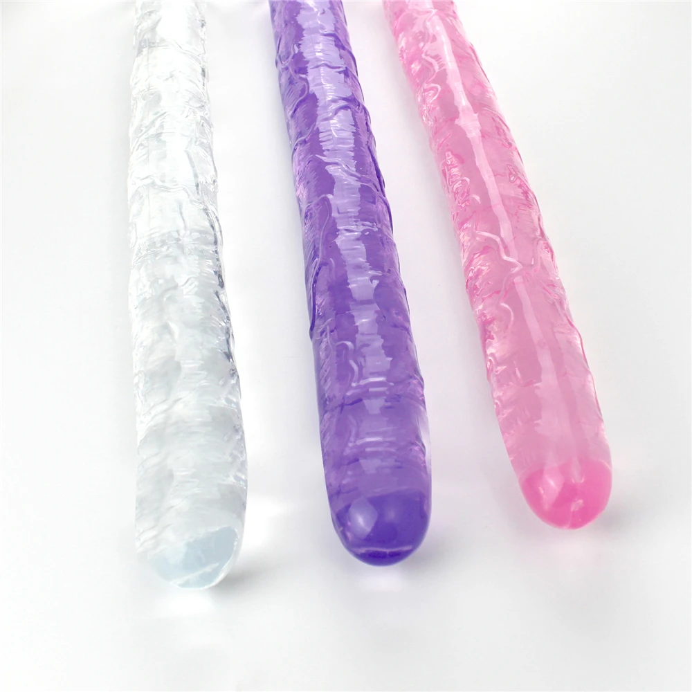 Super Long Realistic Penis Strap On Dildos With Suction Cup Soft Jelly Cock Penis For Lesbian G Spot Clitoris Stimulator Sex Toy