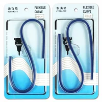 Flexible Curve Ruler Drafting Drawing Tool Serpentine Plastic School office supplies 30cm 40cm 50cm 60cm 2