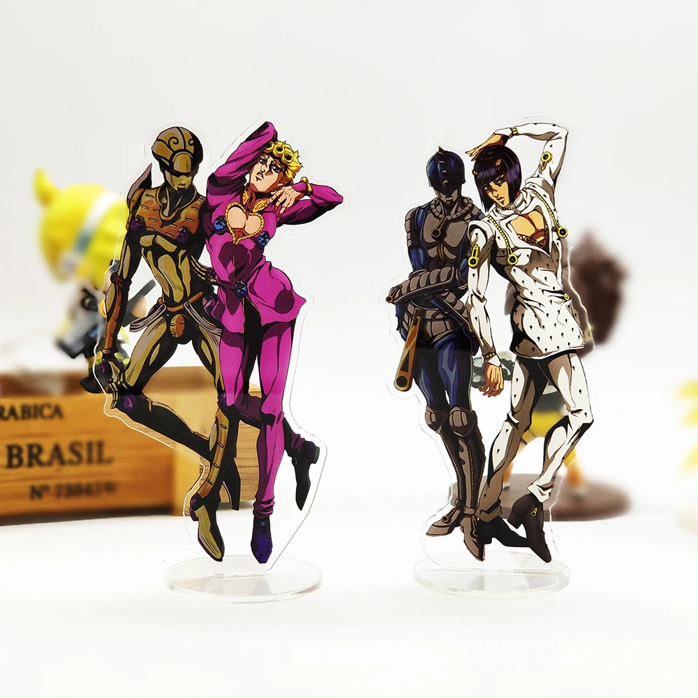 Jo no Bizarre Adventure Golden Wind Giorno Giova Bruno Bucciarati HF acrylic stand figure model plate holder cake topper