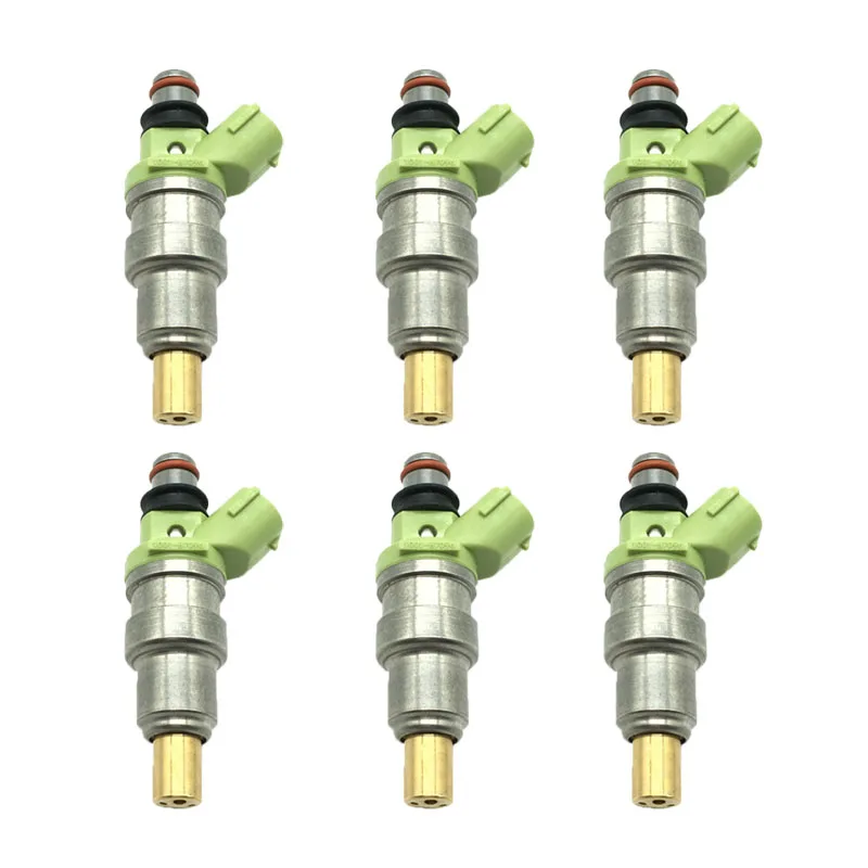 

6pcs 1001-87096 800cc Fuel injector for NISSAN Skyline GT-R 200SX MITSUBISHI Lancer EVO 1-9 MAZDA RX-7 OEM 100187096