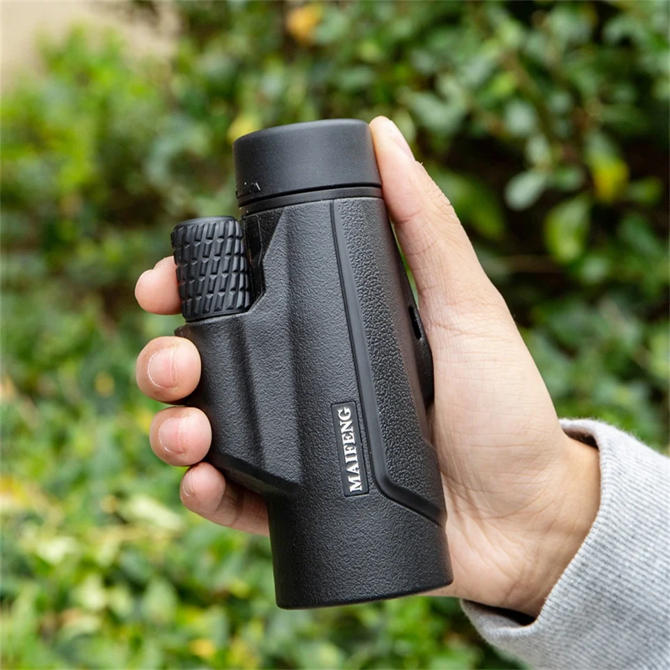 New Monocular Maifeng 10x42 Telescope Bak4 Optical Glass Portable Professional For Hiking Outdoor Sport Watch Football Game