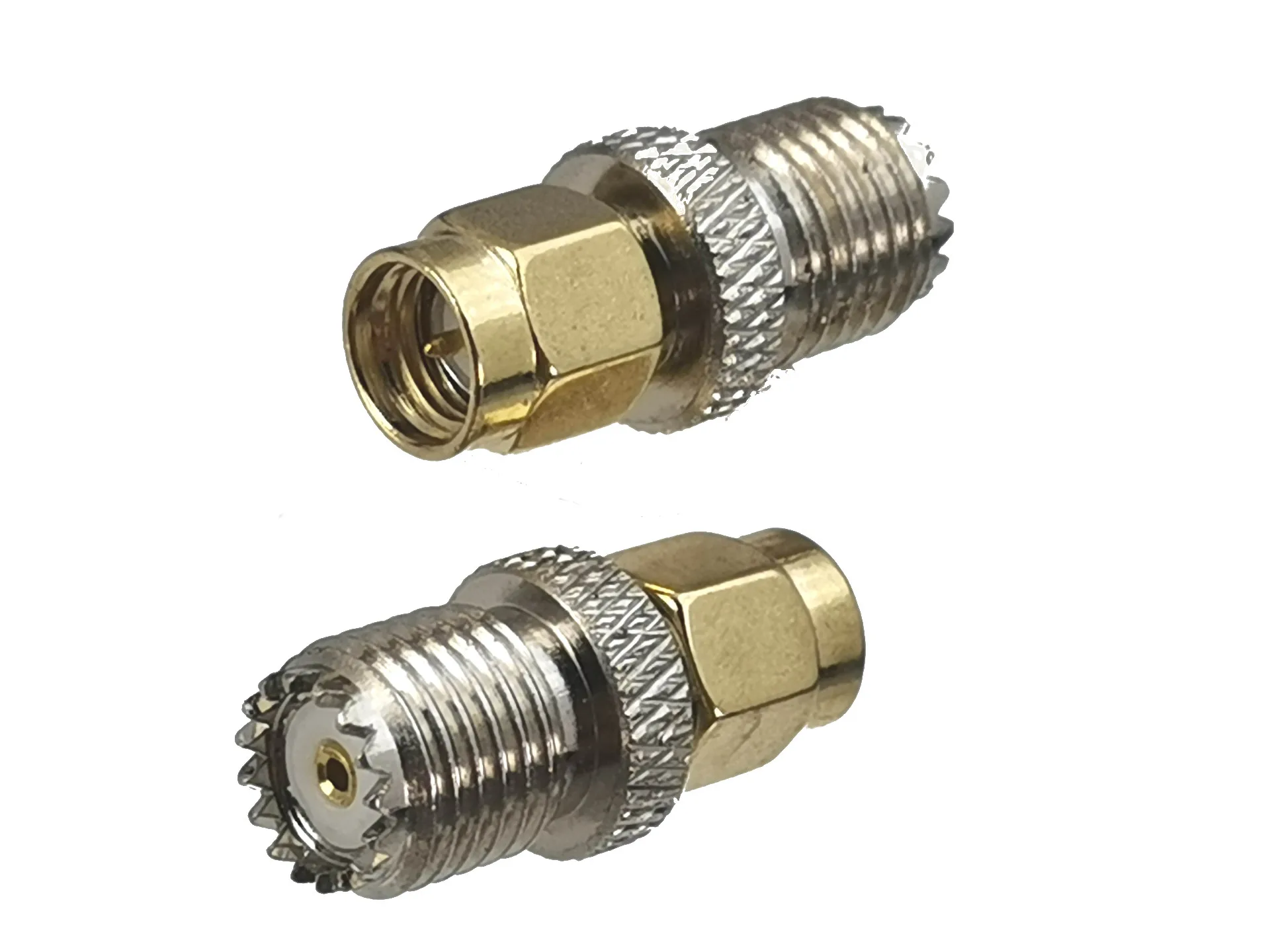 

1pcs Connector Adapter SMA Male Plug to Mini UHF Female Jack RF Coaxial Converter Straight 50ohm Wire Terminal New