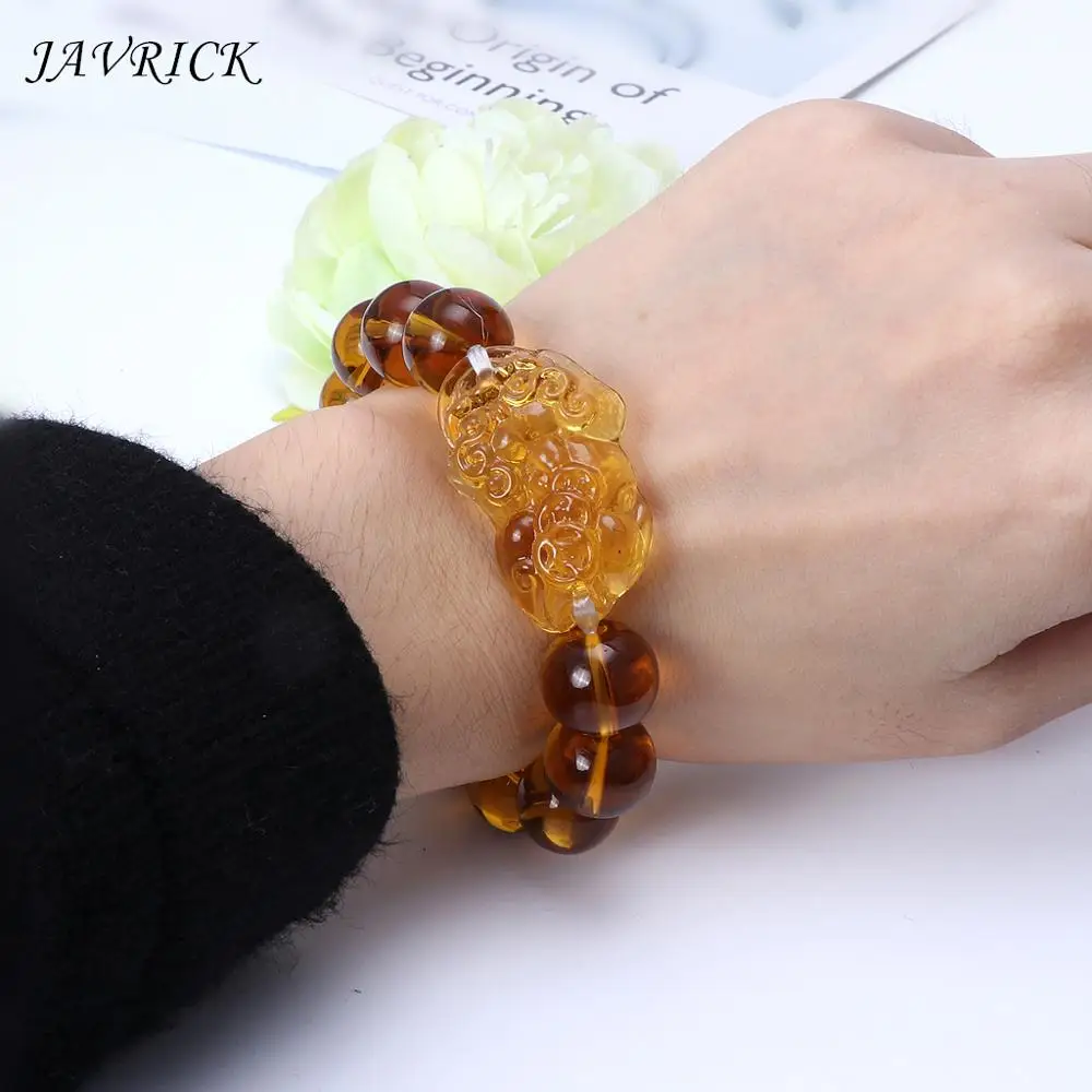 JAVRICK Feng Shui Gem Stone Wealth Pi Xiu Bracelet Attract Wealth and Good Luck