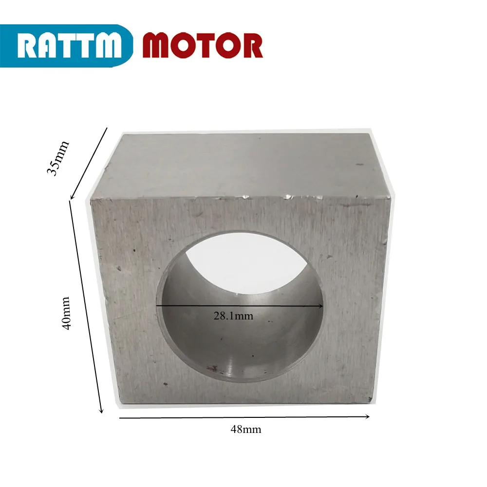 Stainless steel Ball screw Nut Housing supports  for SFU1604 & SFU1605 & SFU1610 & RM1605