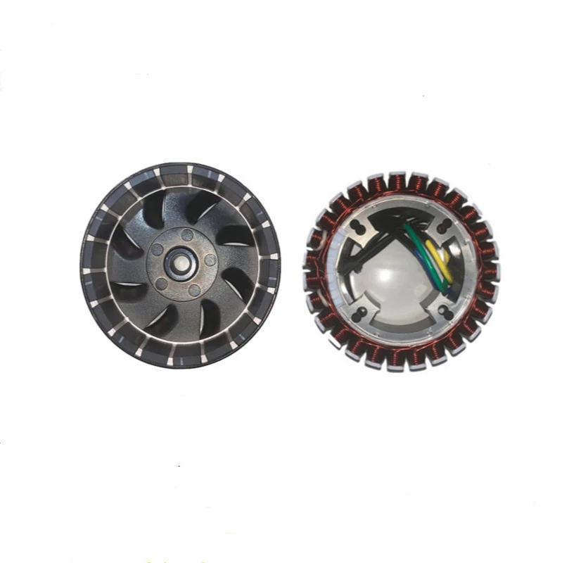 Electric vehicle range extended gasoline generator accessories 48v60v72v rotor stator 27-level pure copper coil 3000w 5000w