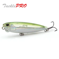 TacklePRO-PE27 Fishing Lure, Z-Shaped Pencil, Plastic Wobbler, Floating Surface, Fresh Salt, Topwater Bass Bait, 65mm, 5.3g