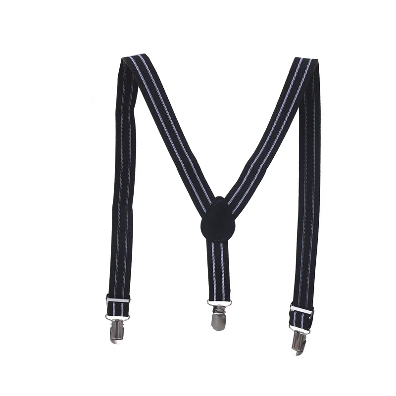 2.5cm Width Children Suspenders Belt Baby Boys Girls Clip-on Y-Back Braces Elastic Kids Costume Adjustable Strap Children Belt