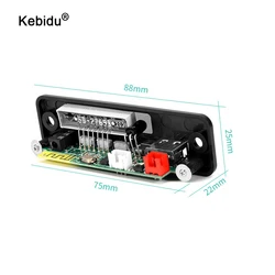 5V MP3 Decoder Board TWS Bluetooth 5.0 Wireless Audio Module Color Screen Support APE USB AUX TF FM Radio For Car accessories