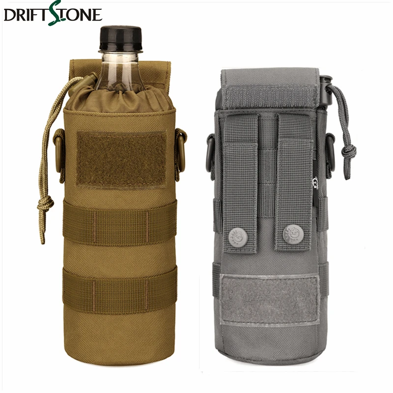 Tactical Molle Water Bottle Bag Outdoor Travel Hiking Sport Bag Kettle Pouch Single Water Bottle Climbing Camping Bags