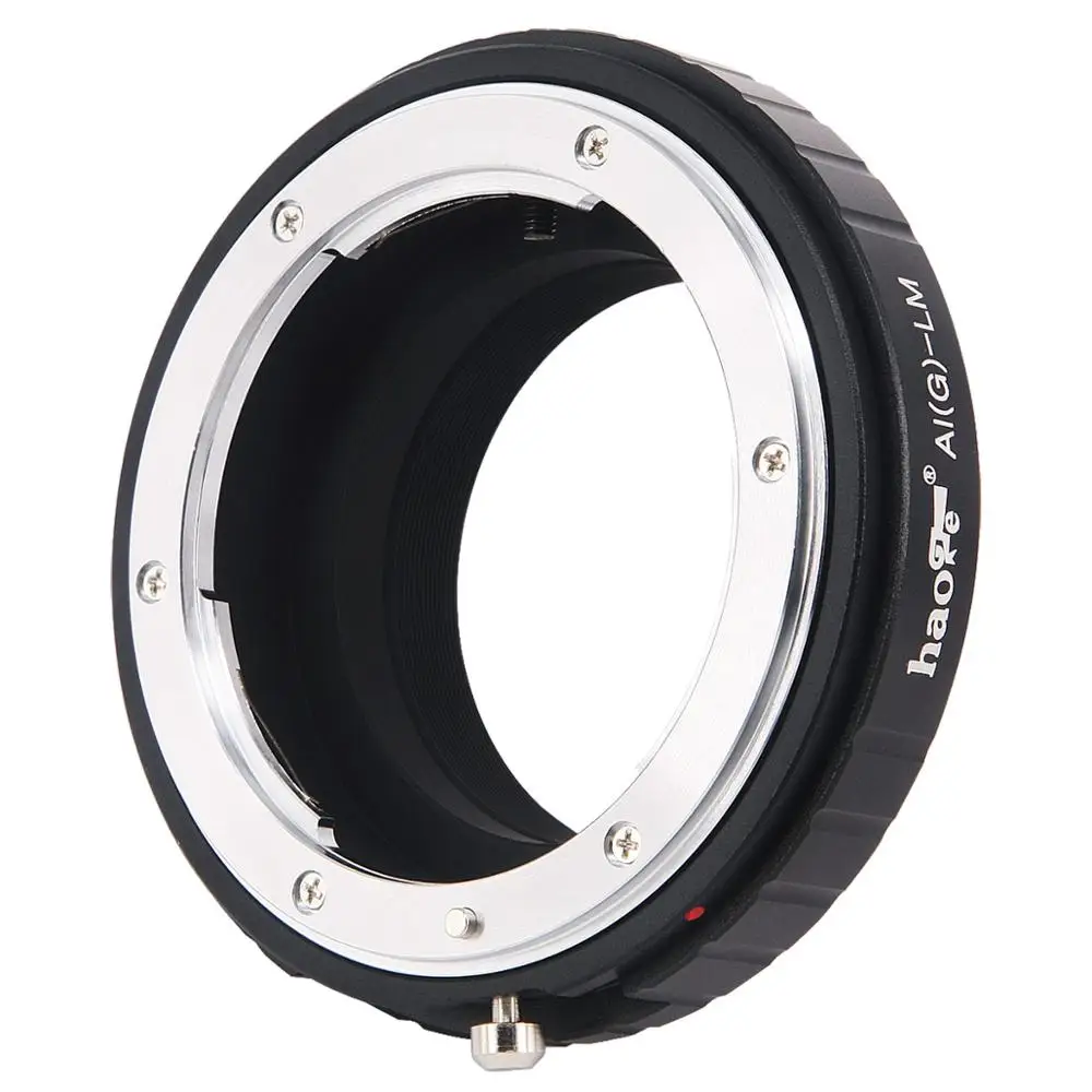 Haoge Lens Mount Adapter for Nikon Nikkor AI / AIS / G / D Lens to Leica M-mount Camera