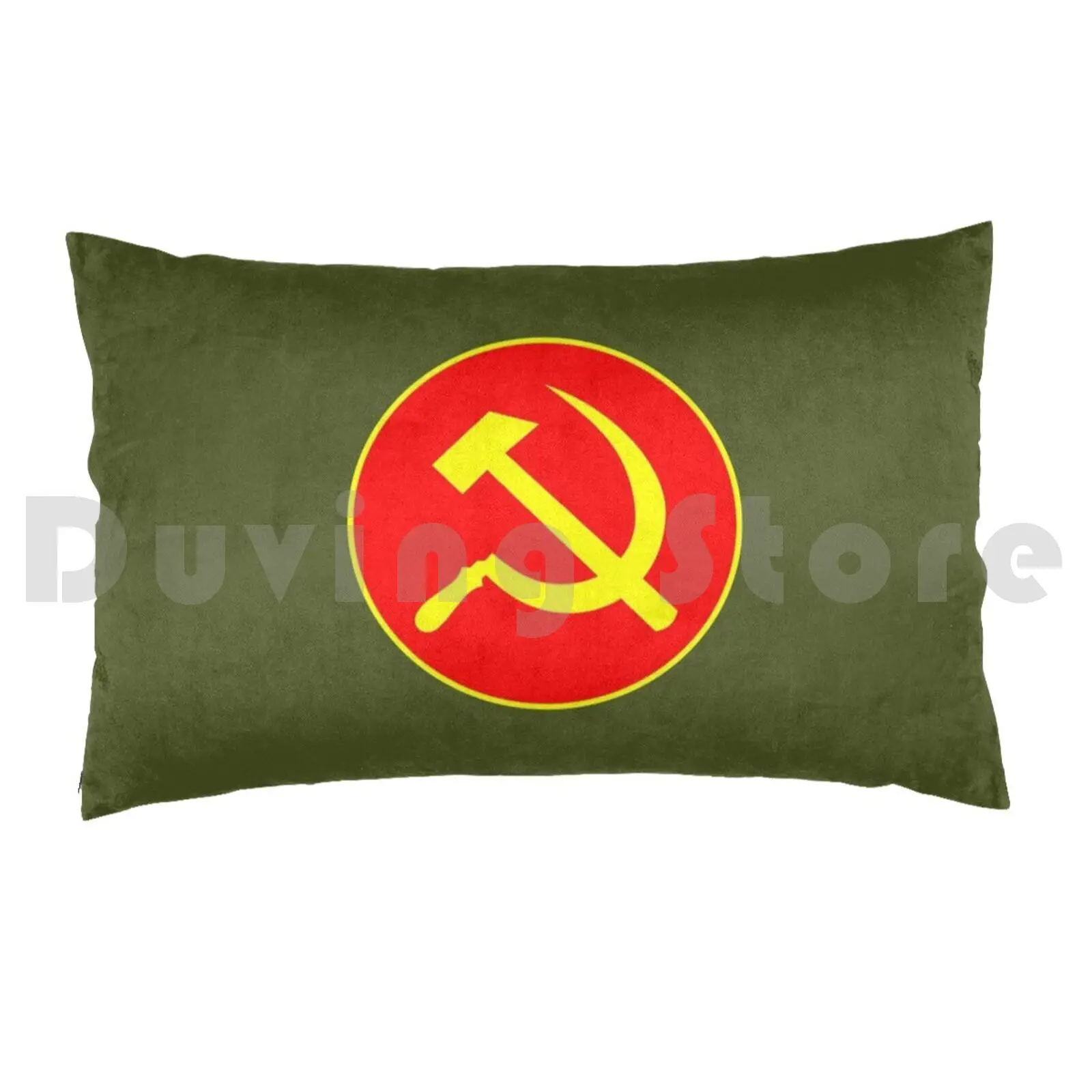 Hammer And Sickle Pillow Case Printed 50x75 Funny Soviet Russian Communism Senator Joseph Mccarthy Socialism