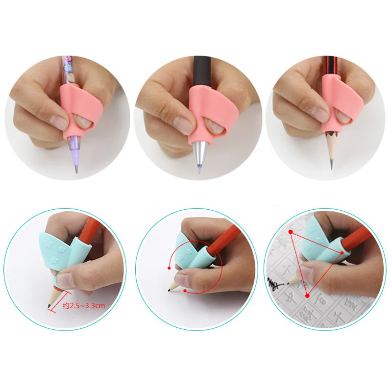 Montessori Toys Kids Educational Toys for Children Early Learning Baby Teaching Materials Hold Pencil Corrector Grip 3PCS/Lot