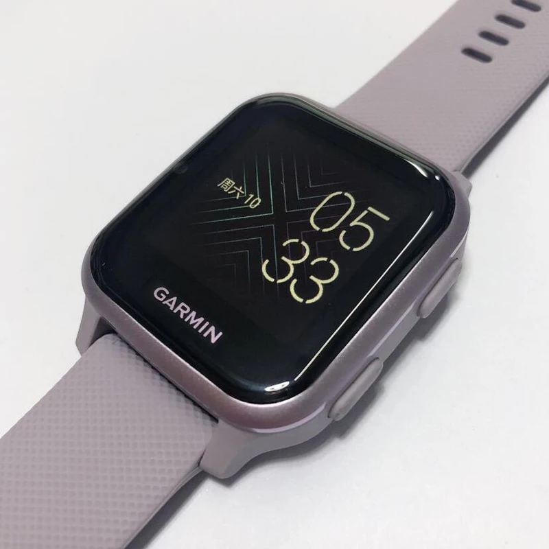 スマートウォッチ用の3d保護フィルム,湾曲したエッジ,ソフト,lcd,フルカバー,garmin venu sq,音楽,スクリーンプロテクター