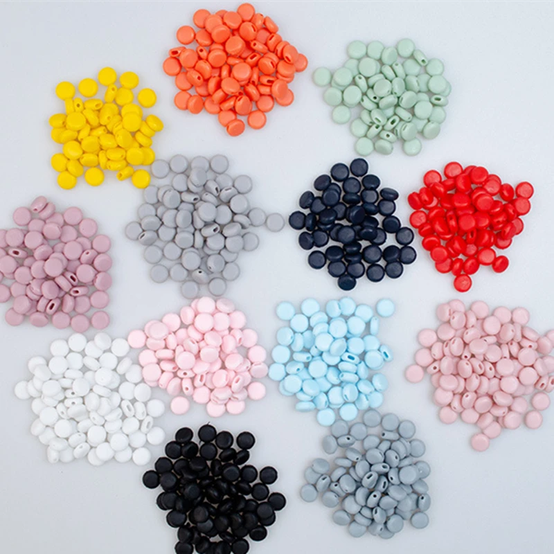 50-400PCS Color Adjustable Face Mask Round Button Cord Locks DIY Sewing Elastic Band Stop Drawstring Accessories Crafts Buttons