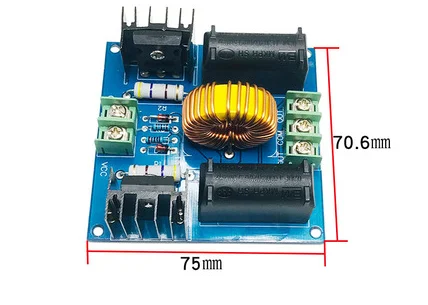 ZVS Tesla Coil Marx Generator DC 12V-30V 20A 1000W High Voltage Power Supply Assembled Board