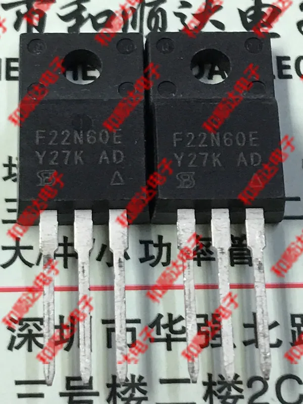 Original New 2pcs / F22N60E  SIHF22N60E-E3  TO-220F TO220F