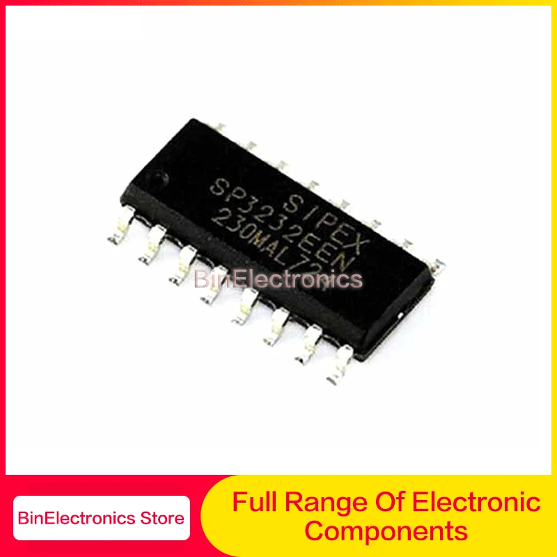 

10pcs SP3232EEN Dual Transmitter Receiver Rs-232 SOP-16 SP3232EEN-L/TR True +3.0V to +5.5V