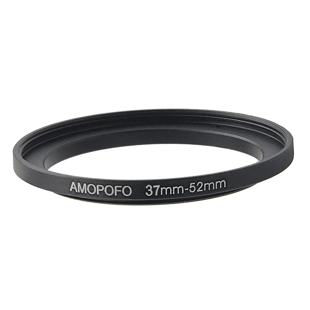 Adaptador de filtro de anillo de aumento Universal de 37-52mm /37mm a 52mm para UV,ND,CPL, adaptador de anillo de aumento de Metal