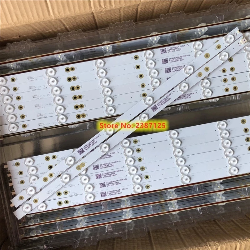 3VLED Backlight Strip GJ-2K16-490-D712-P5-R LFor 49PUS6551 49PUS6401 49PUS6501 49PUT6101 49PUH6101 49PFT4909 49PFH4900 49PFF5701