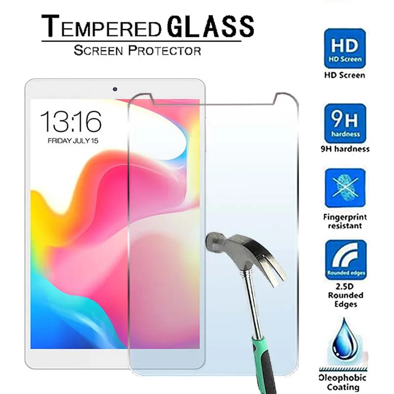 For Teclast P80 PRO -Premium Tablet 9H Tempered Glass Screen Protector Film Protector Guard Cover