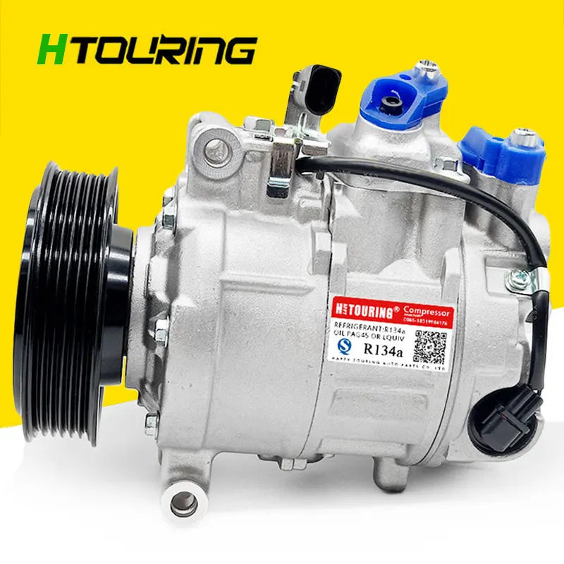 AC Compressor For AUDI A4 B6 A6 C5 A8 7SEU16C Air 4E0260805E 4B0260805H 8E0260805F 8E0260805H 8E0260805S 447220-8392 4471707901