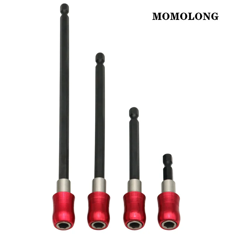 60/100/150/200mm Hex Rod Shank Hand Tool Socket Extension Bit Long Handle Screwdriver Tip Holder Quick Change